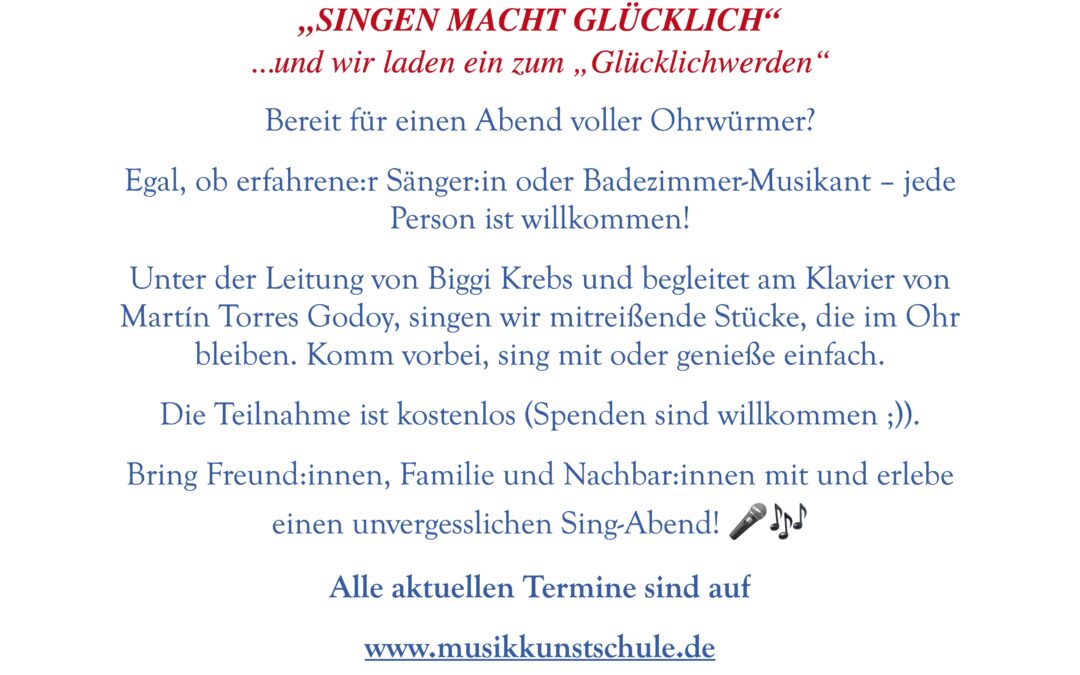 Sing Sang Song – offener Chorabend