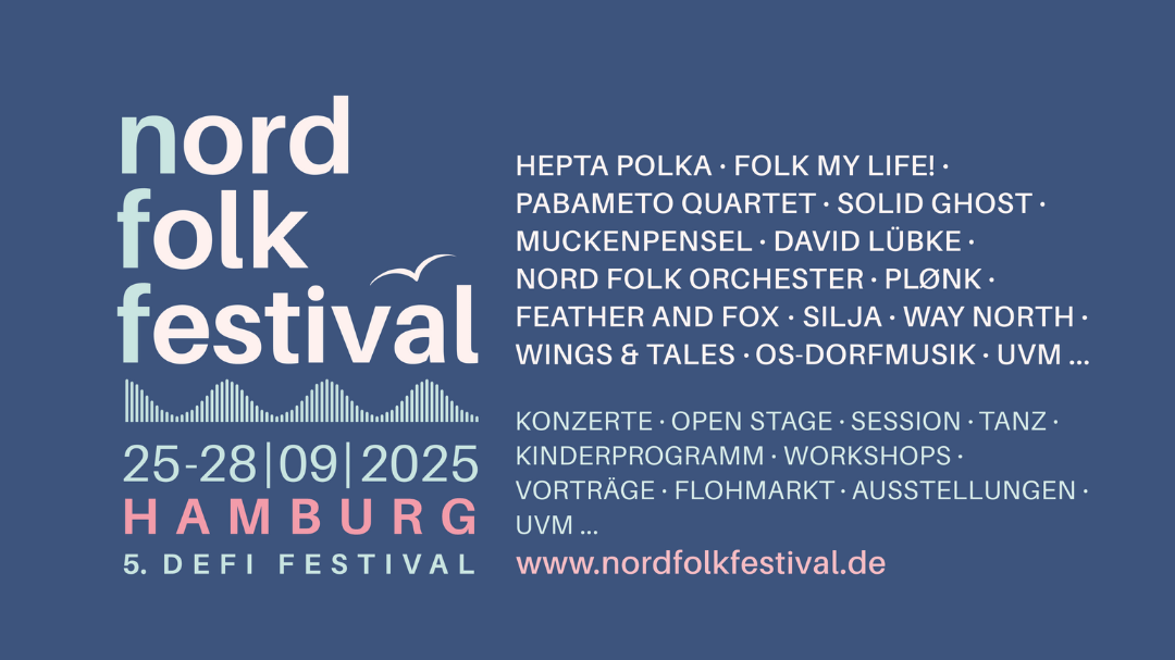 Line-Up des Nord Folk Festivals 2025