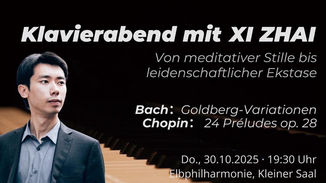 Klavierabend mit Xi Zhai in der Elbphilharmonie
