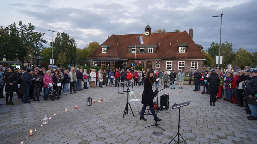 Gedenkaktion zum 3. Oktober