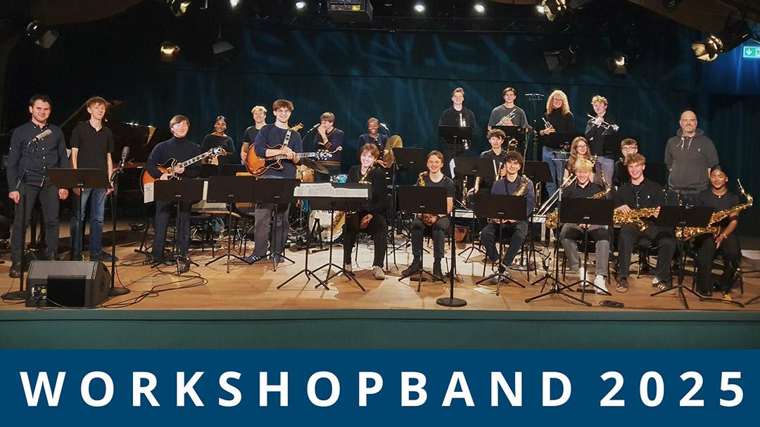 Arbeitsphase der LJJO Workshopband 2025