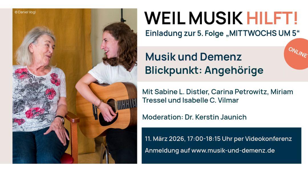 Musik und Demenz Mittwochs um 5
